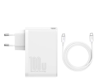 Baseus GaN2 Pro Quick Charger 2C+2U 100W EU White - 1348143 - zdjęcie 1